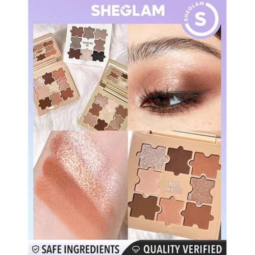 SHEGLAM - Jazy Jigsaw Palette di ombretti - Hued in Nude