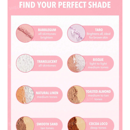 SHEGLAM - Cipria fissante per viso e contorno occhi Insta-Ready - Bubblegum