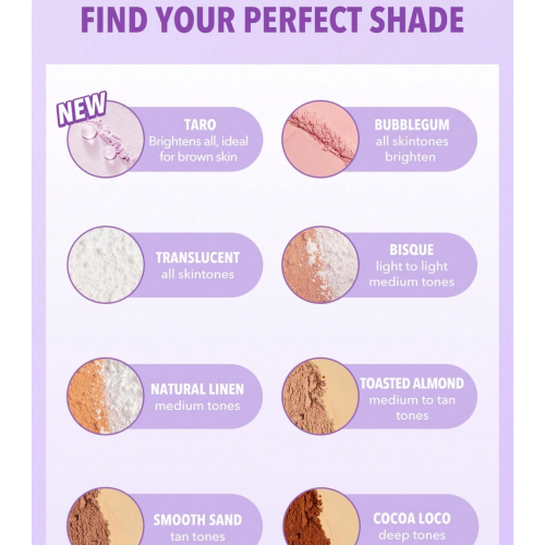 SHEGLAM - Cipria fissante per viso e contorno occhi Insta-Ready - Taro