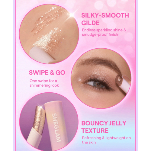 SHEGLAM - Ombretto Crystal Jelly Glaze Stick - Rock Star
