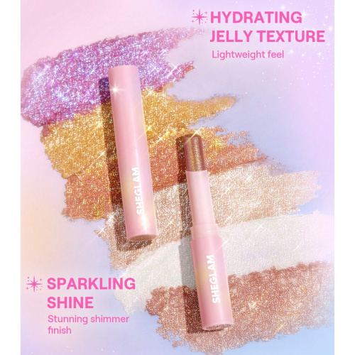 SHEGLAM - Ombretto Crystal Jelly Glaze Stick - Starlit Silver