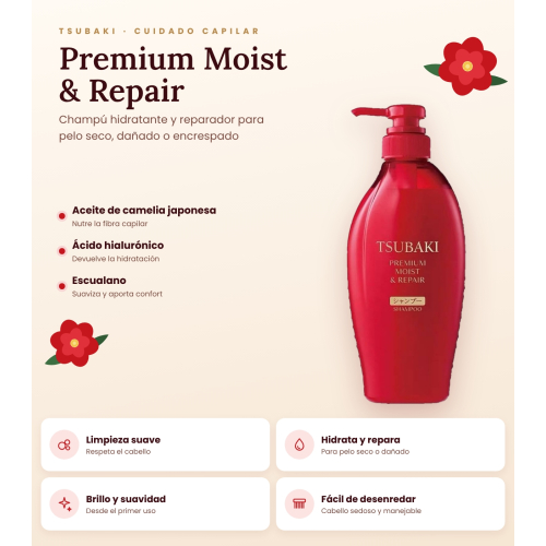 Shiseido - *Tsubaki* - Shampoo idratante Premium