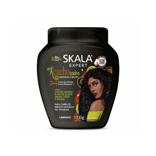Skala - Crema condizionante Acachonados 1kg - Capelli neri crespi e ricci