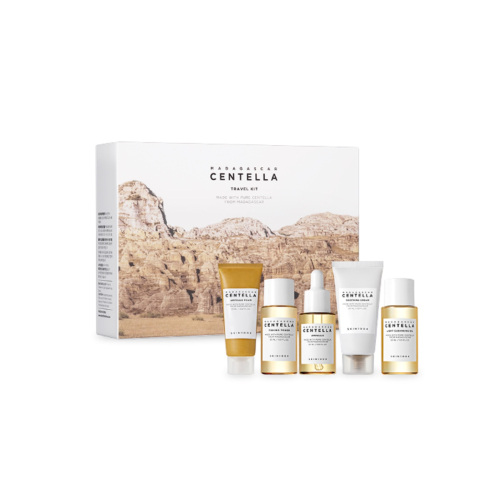 SKIN1004. - Kit da viaggio detergente, ampolla, tonico, crema, olio detergente alla centella del Madagascar