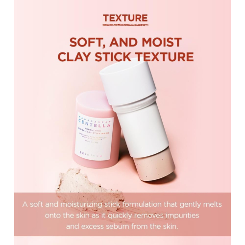 SKIN1004. - *Poremizing* - Maschera viso all'argilla centella del Madagascar Quick Clay Stick Mask