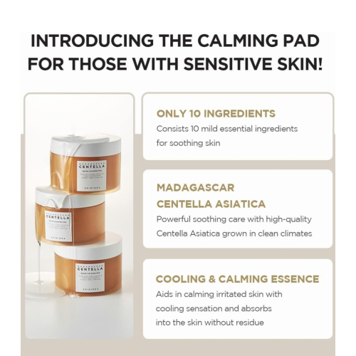 SKIN1004 - Tonico viso in formato pad con Centella Asiatica del Madagascar - 70 unità