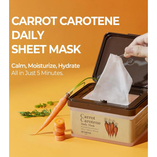 Skinfood - Maschera quotidiana Carrot Carotene - 30 pezzi