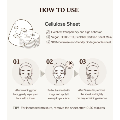 Skinfood - Maschera viso quotidiana Acorn Pore Peptide - 30 uds