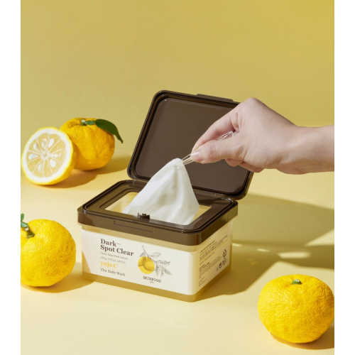 Skinfood - Maschera viso quotidiana Yuja C Vita - 30 pezzi