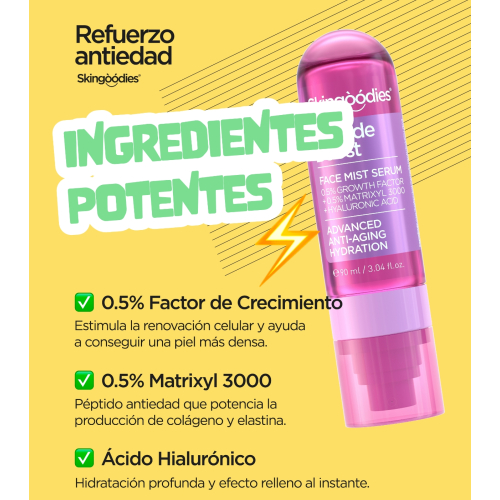 Skingoodies - Siero spray antietà per il viso - Peptide Boost