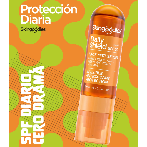 Skingoodies - Siero spray per il viso con SPF50 - Daily Shield