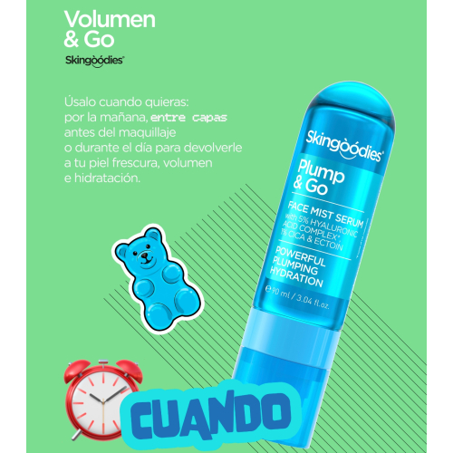 Skingoodies - Siero idratante spray per il viso - Plum & Go