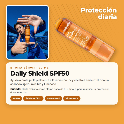 Skingoodies - Set Completo di 5 Sieri Facciali in Nebulizzazione 90 ml Ognuno Protezione Idratazione Luminosità Controllo dei Brillii e Firmezza Vegano e Cruelty Free