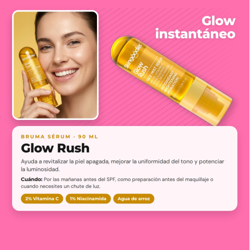 Skingoodies - Set Completo di 5 Sieri Facciali in Nebulizzazione 90 ml Ognuno Protezione Idratazione Luminosità Controllo dei Brillii e Firmezza Vegano e Cruelty Free