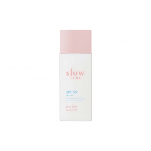 Slowpure - Crema solare viso dalla texture sierosa Aqua Fluid Sun SPF50+ PA++++
