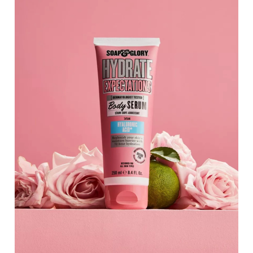 Soap & Glory - Siero corpo all'acido ialuronico Hydrate Expectations - Tutti i tipi di pelle