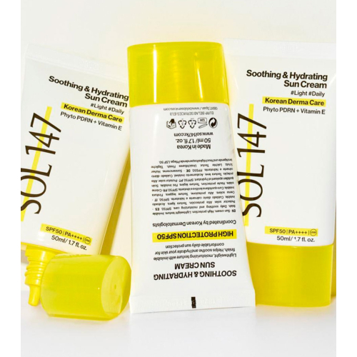 Sol147 - Protezione solare per il viso SPF50+ PA++++