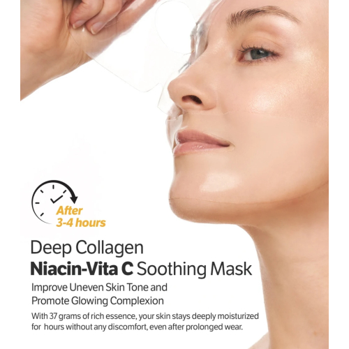 Sungboon Editor - Pacchetto da 4 maschere facciali - Deep Collagen Niacin Vita C