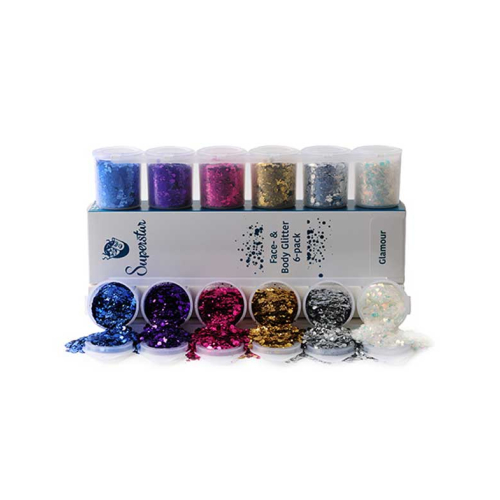 Superstar - Glitter per viso e corpo Chunky Mix - Glamour