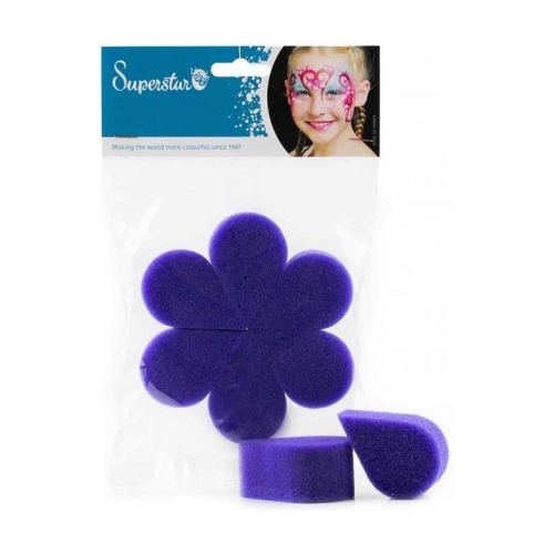 Superstar - Confezione da 6 spugne per Aquacolor - Eco Butterfly