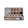 Superstar - Palette di 12 Aquacolors base per viso e corpo Skin Tone