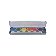 Superstar - Palette di 6 colori base acqua per viso e corpo Luxury Summer Festival