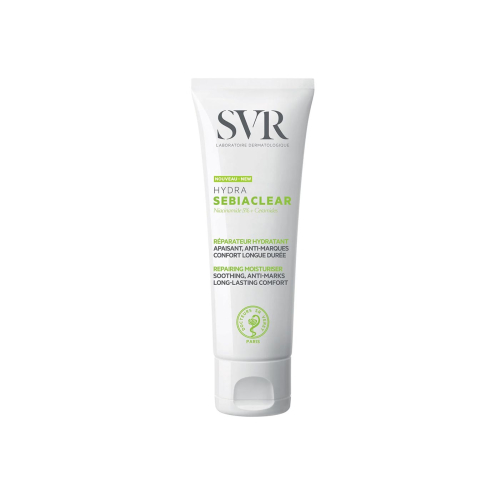SVR - *Sebiaclear* - Crema viso idratante, riparatrice, lenitiva e anti-macchie Hydra - Pelle a tendenza acneica