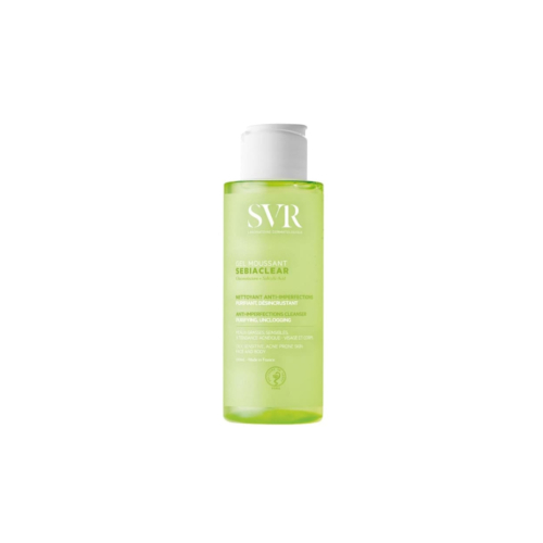 SVR - *Sebiaclear* - Detergente schiumogeno purificante ed esfoliante per viso e corpo 100ml - Per pelli sensibili, miste e grasse