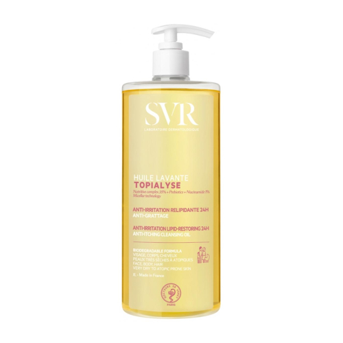 SVR - *Topialyse* - Olio detergente relipidante Huile Lavante 1L - Pelli secche e sensibili