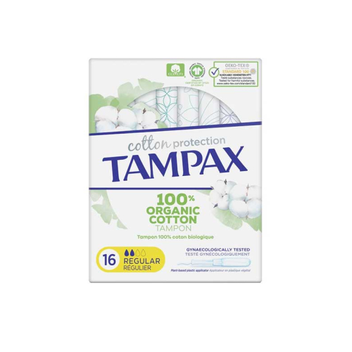Tampax - Tamponi regolari Cotton Protection - 16 unità