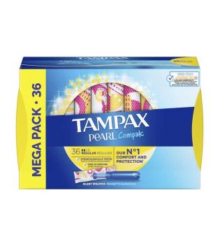 Tampax - Tamponi normali Pearl Compak - 36 unità
