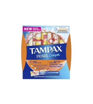 Tampax - Tamponi super plus Pearl Compak - 16 unità