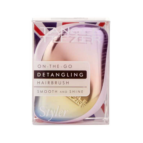 Tangle Teezer - Speciale spazzola districante Compact Styler - Pearlescent Matte Chrome