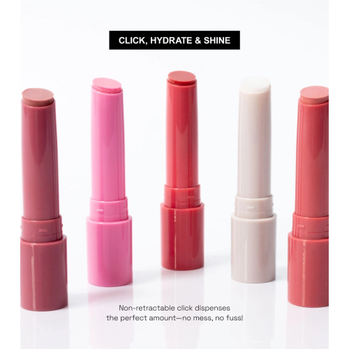 Technic Cosmetics - Olio per labbra solido con colore Twist & Shine - Clear Sparkle