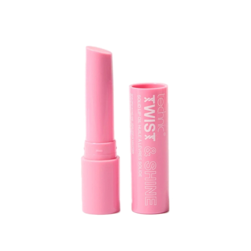 Technic Cosmetics - Olio per labbra solido con colore Twist & Shine - Pink Sparkle