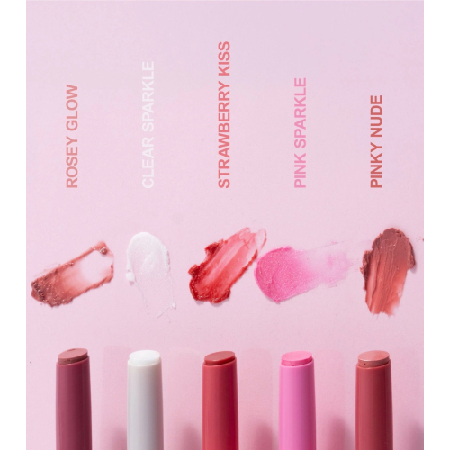 Technic Cosmetics - Olio per labbra solido con colore Twist & Shine - Strawberry Kiss