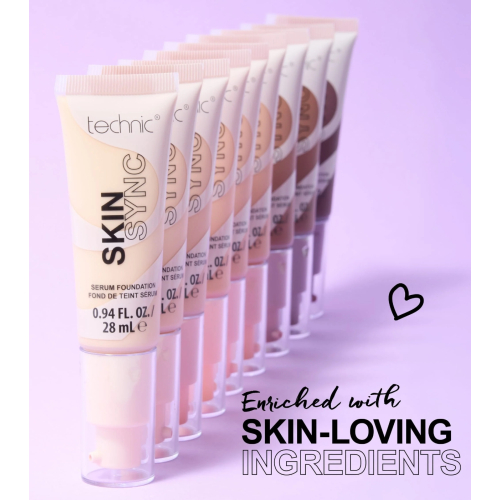 Technic Cosmetics - Base trucco Skin Sync - Porcelain