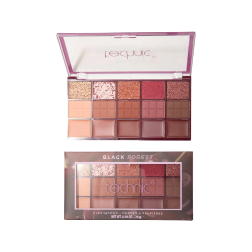 Technic Cosmetics - *Cherry Chocolate* - Palette di ombre per occhi - Black Forest