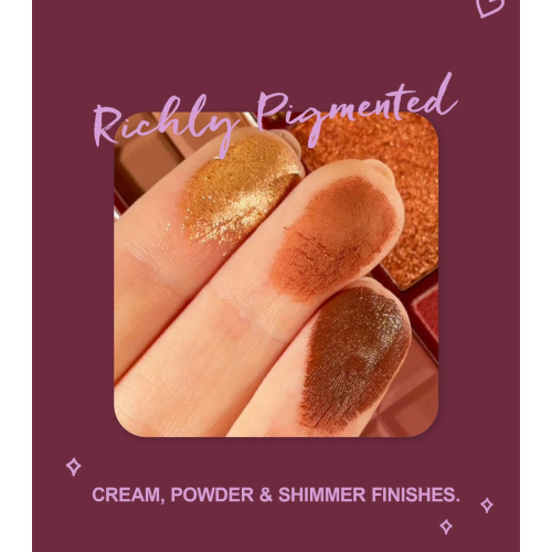 Technic Cosmetics - *Cherry Chocolate* - Palette di ombre per occhi - Black Forest