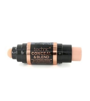 Technic Cosmetics - Correttore con spugnetta per sfumare Conceal & Blend  - Medium
