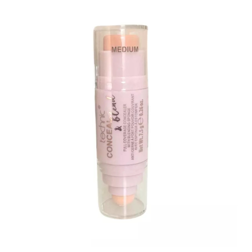 Technic Cosmetics - Correttore con spugnetta per sfumare Conceal & Blend  - Medium