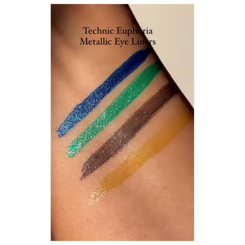 Technic Cosmetics - Eyeliner liquido metallizzato Euphoria - Blue