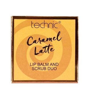 Technic Cosmetics - Duo balsamo labbra e scrub - Caramel Latte