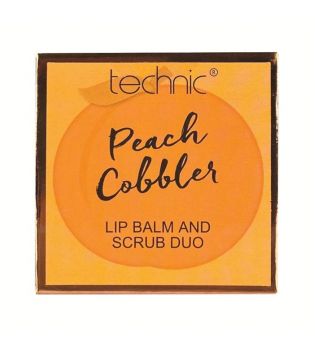 Technic Cosmetics - Duo balsamo labbra e scrub - Peach Cobbler