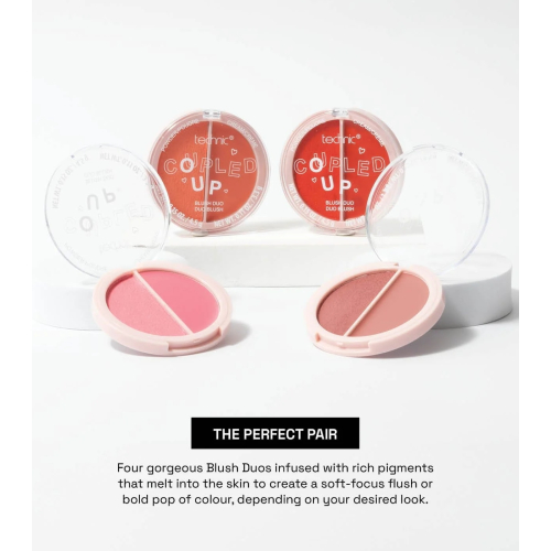 Technic Cosmetics - Blush Duo Coupled Up - Tropical Romance