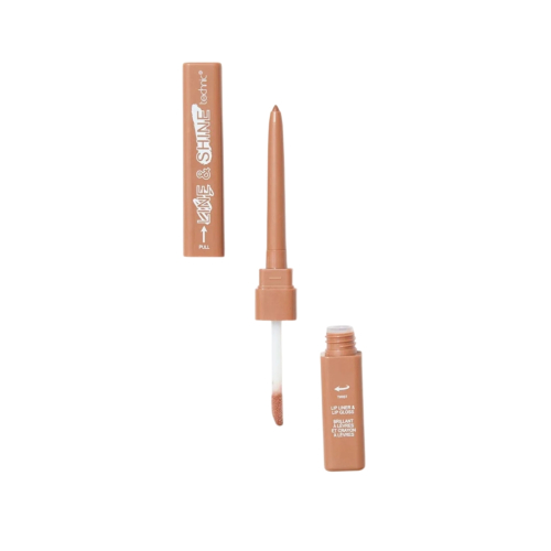 Technic Cosmetics - Duo matita labbra e lucidalabbra Line & Shine - Vanilla Chai