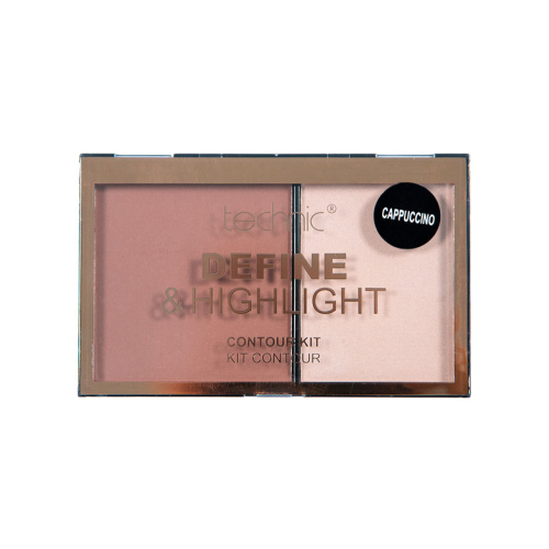 Technic Cosmetics - Kit per contouring Define & Highlight - Capuccino