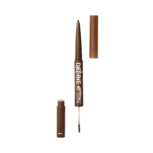 Technic Cosmetics - Matita per sopracciglia + Gel colorato Define & Set - Brunette