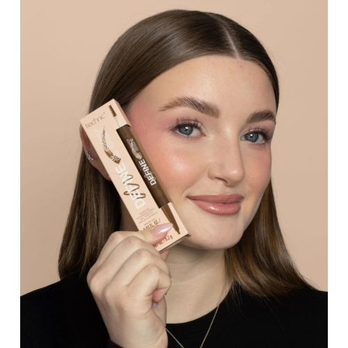 Technic Cosmetics - Matita per sopracciglia + Gel colorato Define & Set - Brunette