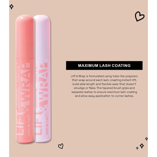 Technic Cosmetics - Mascara Lift & Wrap - Black